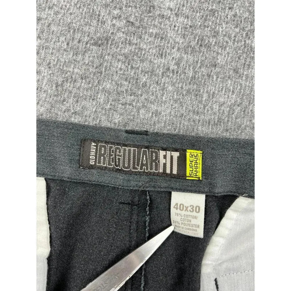 Old Navy Men's Ordinary Regular Fit Casual‎ Pants 40x30 Gray